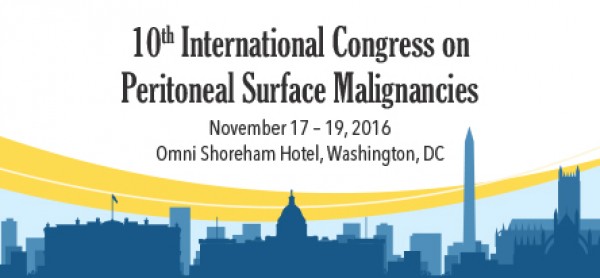 10th International Congress on Peritoneal Surface Malignancies 2016